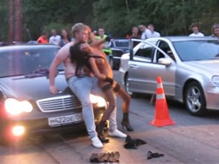 erotic show on street racing.